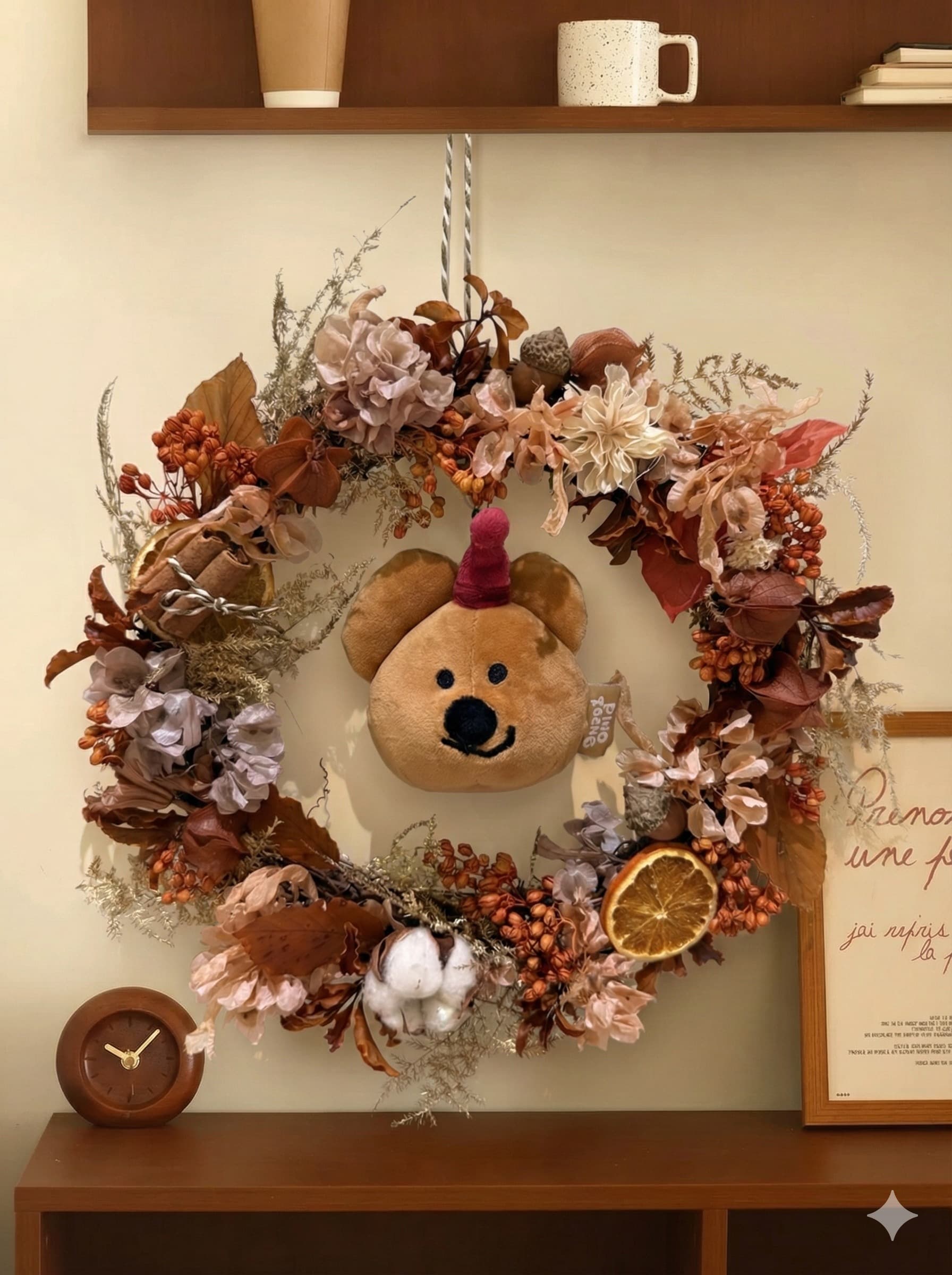琥珀秋日｜永生花圈